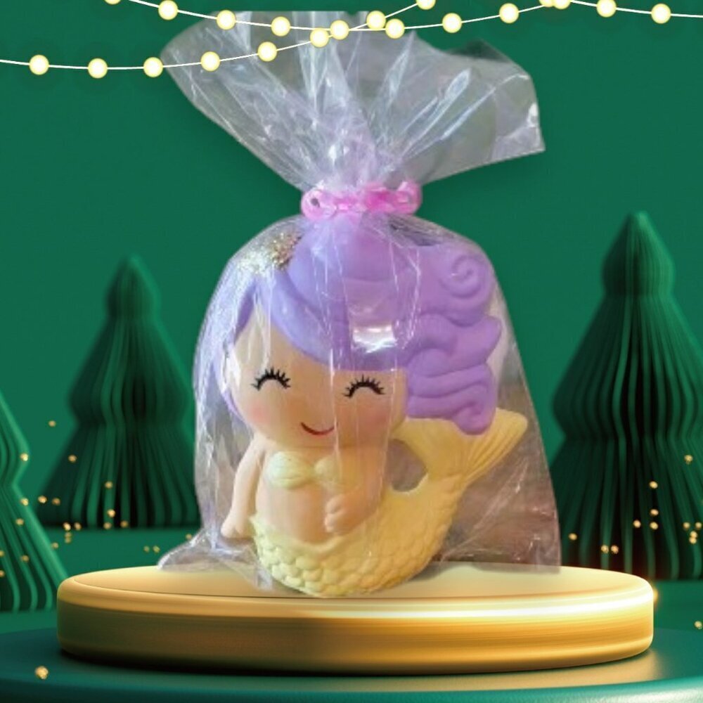 NWOT Adorable Mexican Made Ceramic Mermaid Piggy Bank for‎ Little Girls